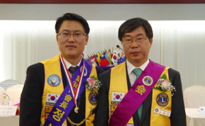 윤원섭 왜관라이온스클럽 회장 취임