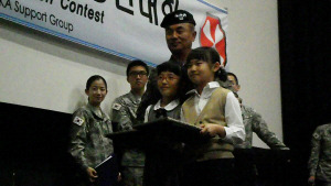 왜관초등, 전국영어웅변대회 미8군사령관상 수상