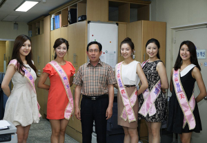 경북의 미인들 칠곡군청 방문
