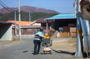 칠곡경찰, 장애할머니 안전 귀가 책임져