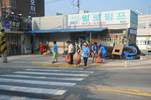 왜관여성의용소방대, 환경정화 활동 벌여
