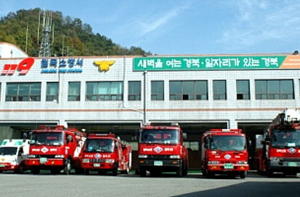 칠곡소방서, 폭염에 따른 열사병 환자 이송