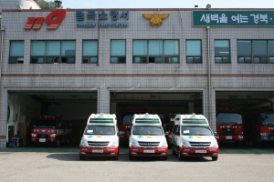 칠곡소방서, 최신 구급차 배치