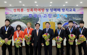 칠곡군 레슬링, 전국체전 출전전원 메달획득 