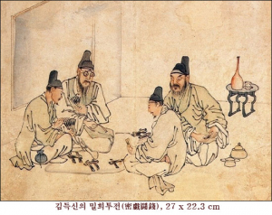 예나 지금이나 노름에 빠진 사람들