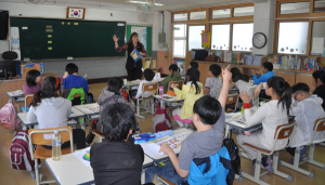 석적초등, 원어민 화상영어수업 실시