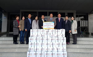 김기준 씨, 김장 200포기 칠곡군에 기탁