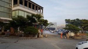 칠곡소방서, 북삼관광온천 자위소방대 경진대회 열어