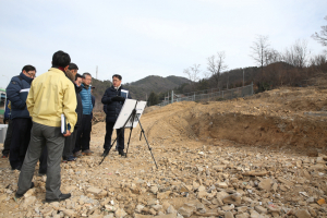 백선기 군수, 주요 사업장 30곳 이달 말까지 현장 방문 계속
