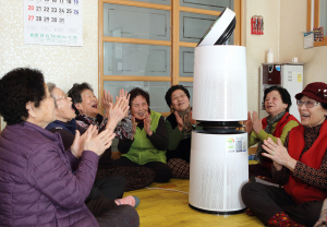 칠곡군, 경북도 군부 최초 ‘경로당 공기청정기’ 설치