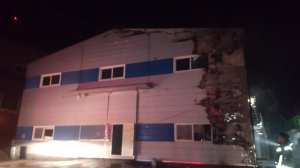 왜관읍 금산리 공장에 화재 발생
