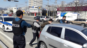 칠곡서 편의점 대상 강력사건 대비 모의훈련 실시