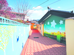 왜관 석전2리, 친근한 거리 조성