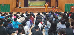 왜관중앙초등, 재난-화재 대피 훈련 실시