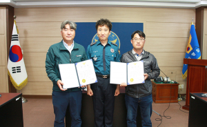 칠곡경찰서, 교통안전 시설물 개선 유공자에 경찰서장 감사장 전달