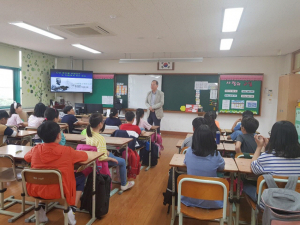 왜관초등 경북교육삼락회와 함께, 인성교육 실시