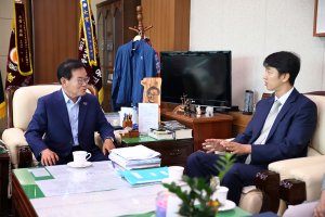 기산면 영리지구 지적재조사사업 측량완료