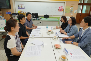 장애학생 통합교육지원단 칠곡 지역학교 방문
