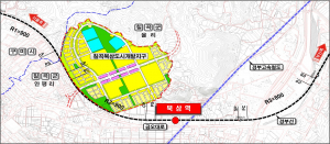 대구권광역철도 북삼역 2022년 3월 착공