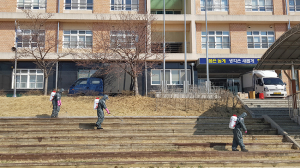 코로나-19 박살! 칠곡 우리는 이겨낼 겁니다!