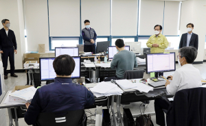 백선기 칠곡군수, 경북신용보증재단 방문 격려