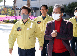 이철우 도지사, 홍준표 제21대 국회의원 당선인 접견