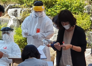칠곡교육 기숙사학교 학생, 교직원 진담검사 완료