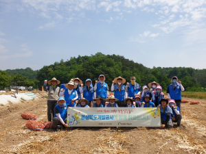 경북개발공사 부족한 농촌일손 돕기 나서