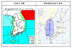 제10호 태풍 ‘하이선’ 대처상황