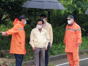 칠곡소방서, 태풍‘하이선’피해 복구에 총력