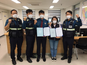 동명파출소‧ 창공드론교육원 間 업무협약 체결