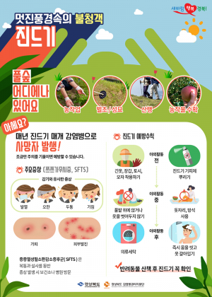 경북도, 올해 첫 중증열성혈소판감소증후군(SFTS) 사망자 발생