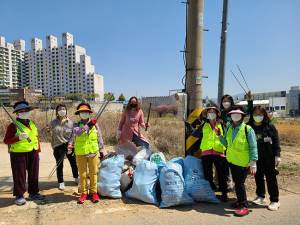 북삼읍 노인 일자리 환경정비 사업단, ‘봄맞이 환경정비’ 활동 실시
