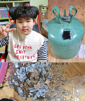 육지승 군, 게임기 대신 계란으로 이웃사랑 실천