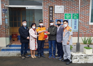 칠곡소방서, 주택용소방시설 보급으로 화재없는 안전마을 조성