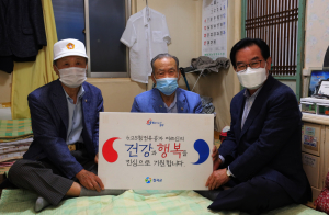 백선기 칠곡군수, 호국보훈의 달을 맞아 6.25참전유공자 자택 위문