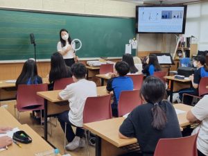 인평중, 자유학기제 교과연계 진로체험
