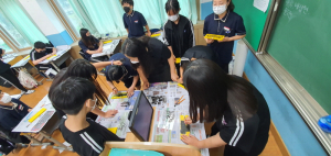 왜관중, 1학년 대상 자유학기 진로탐색활동