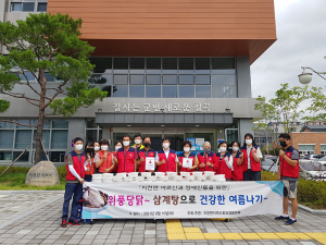 지천면 지역사회보장협의체, 삼계탕으로 건강한 여름나기 봉사