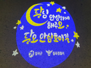 칠곡署 범죄예방 환경 ‘달님 안심하게 해주오’ 조성