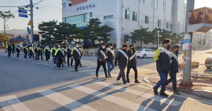 칠곡소방서, 주방용 소화기 비치 홍보 등 화재예방 캠페인 실시