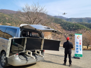 칠곡군, ‘산불 드론 감시원’ 운영으로 소각행위 집중단속