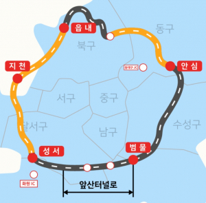 대구4차순환도로 개통 칠곡군 편리한 교통망