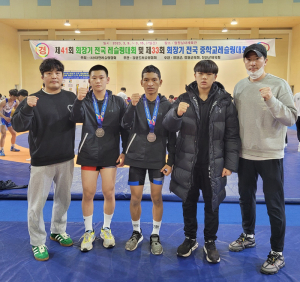 석전중, “레슬링 명문교로 우뚝 서다”