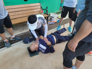 칠곡소방서 '비번 소방관' 심정지 환자 생명 구해