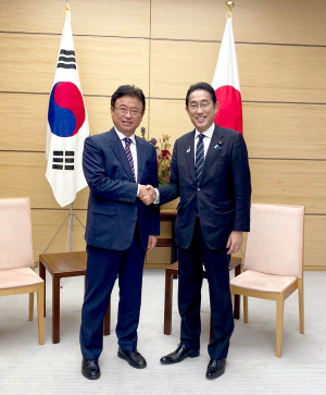 이철우 도지사 일 기사다 총리 면담,  제7회 한일지사회의 개최