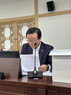 박순범 경북도의원 “도민의 예산 알권리 및 예산참여 침해 질타”