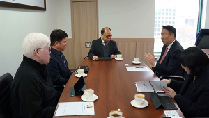 정희용 의원, 한국시각장애인연합회 김영일 회장과 면담