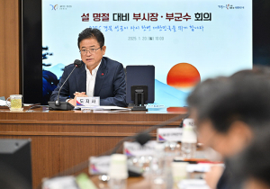 경북도, 설 명절 맞아 안전, 민생회복, APEC 홍보 집중