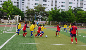 경북학교스포츠클럽 축구 초등부 군 선발대회 열려